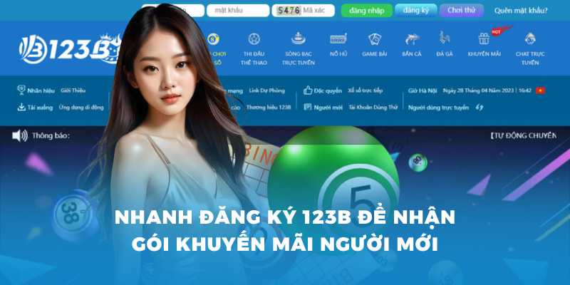 Đăng Ký 123B: Trải Nghiệm Game Miễn Phí Với Ưu Đãi Hấp Dẫn 4 Nhanh đăng ký 123B để nhận gói khuyến mãi người mới